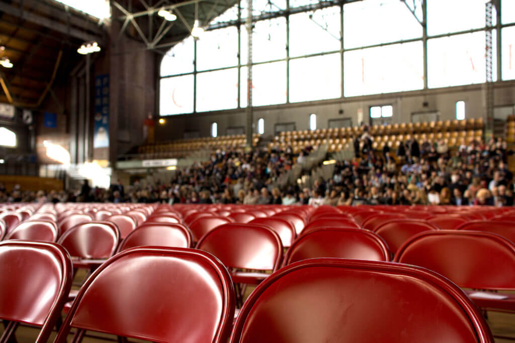 people show chairs gym